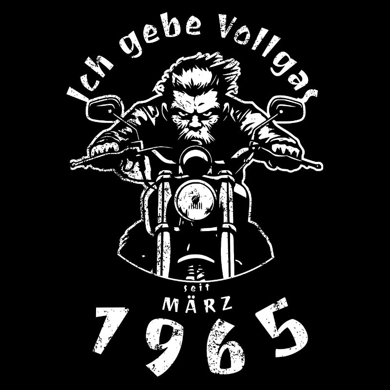 60. Geburtstag Ich gebe Vollgas seit 03/1965