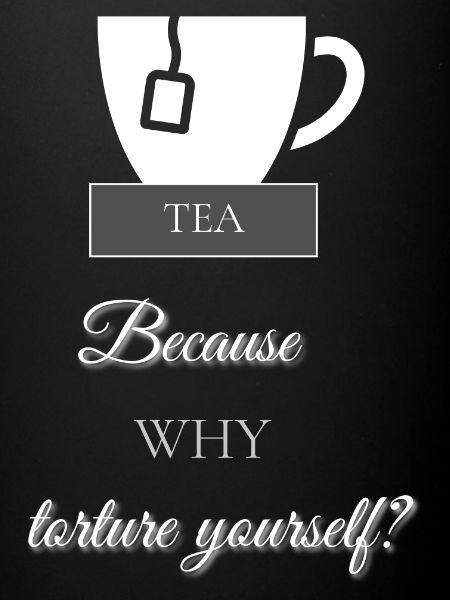 TEA-RIFFIC (White + Grey)