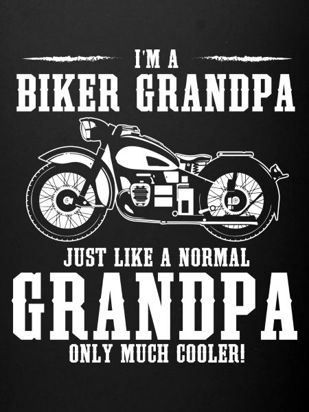 Biker Bedstefar! Motorcykel Opa! Motorcykel! morsom
