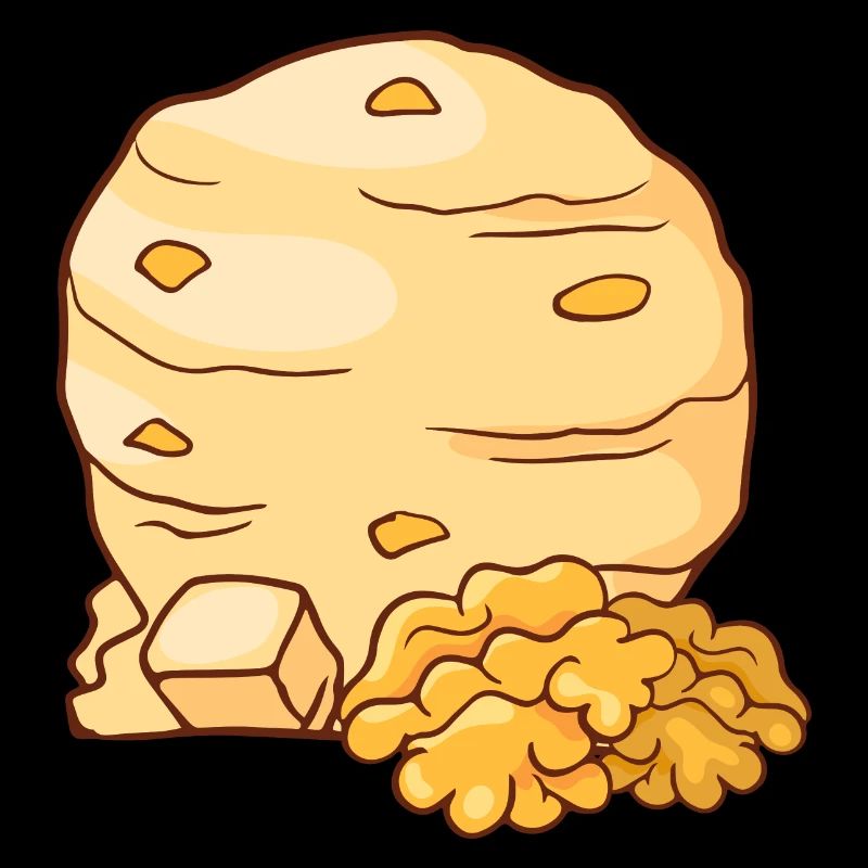 Walnuss Eis Speiseeis Eiskrem Eiscreme Kugeleis