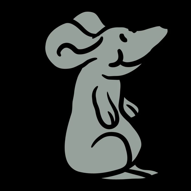 Little cute cute mouse