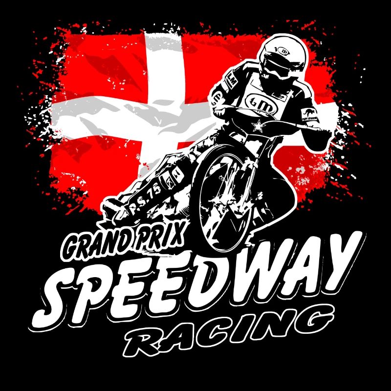 Speedway - Denmark Flag