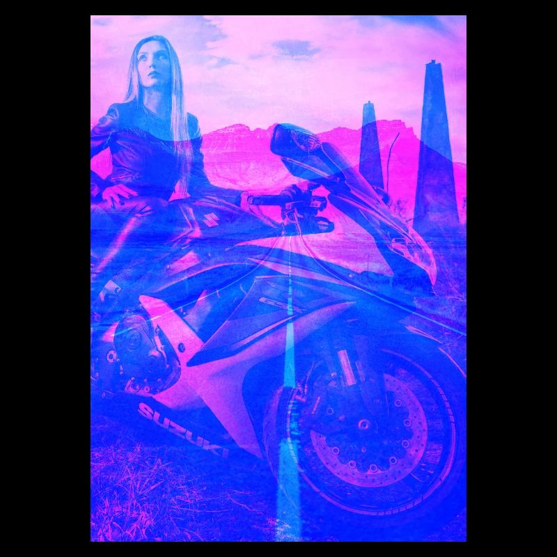 Fille de motard