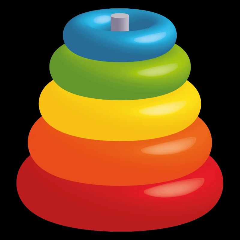 Ring Pyramid Stacking Tower