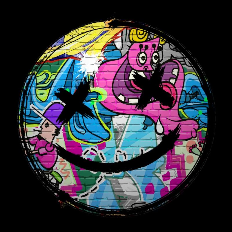 Graffiti-Stil Splash Hip-Hop-Farben Malerfarbe