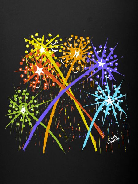 Feu d’artifice impressionniste