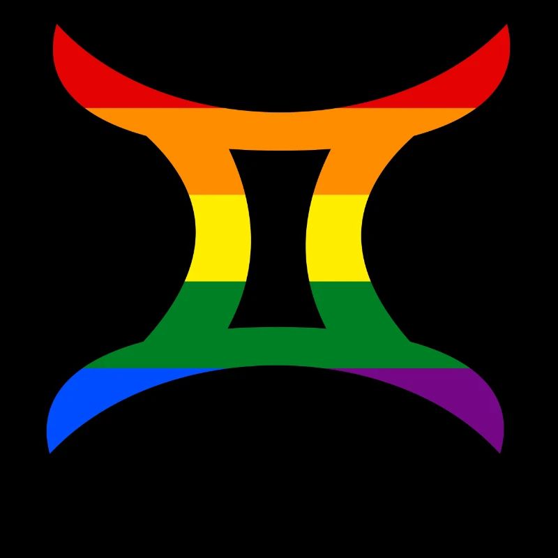 Sternzeichen Zwilling Pride Design