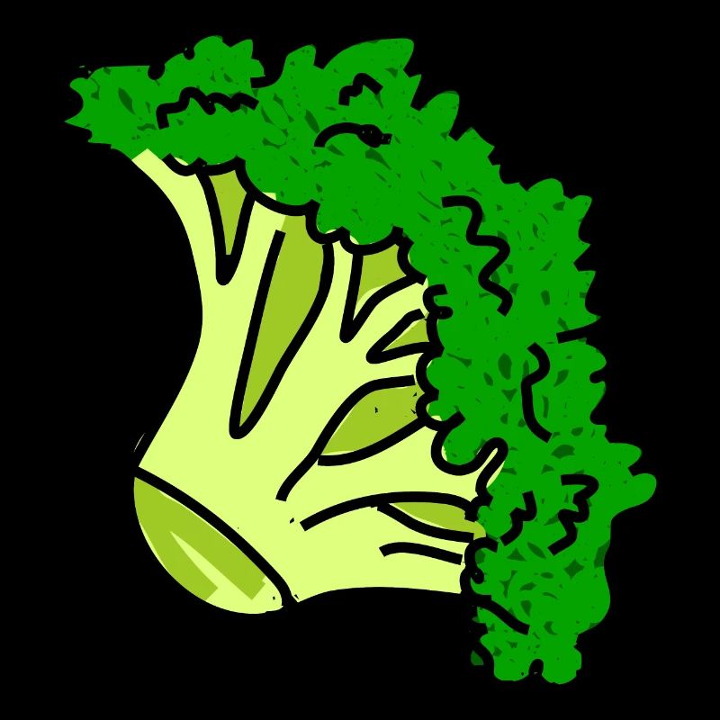 Green Broccoli Doodle