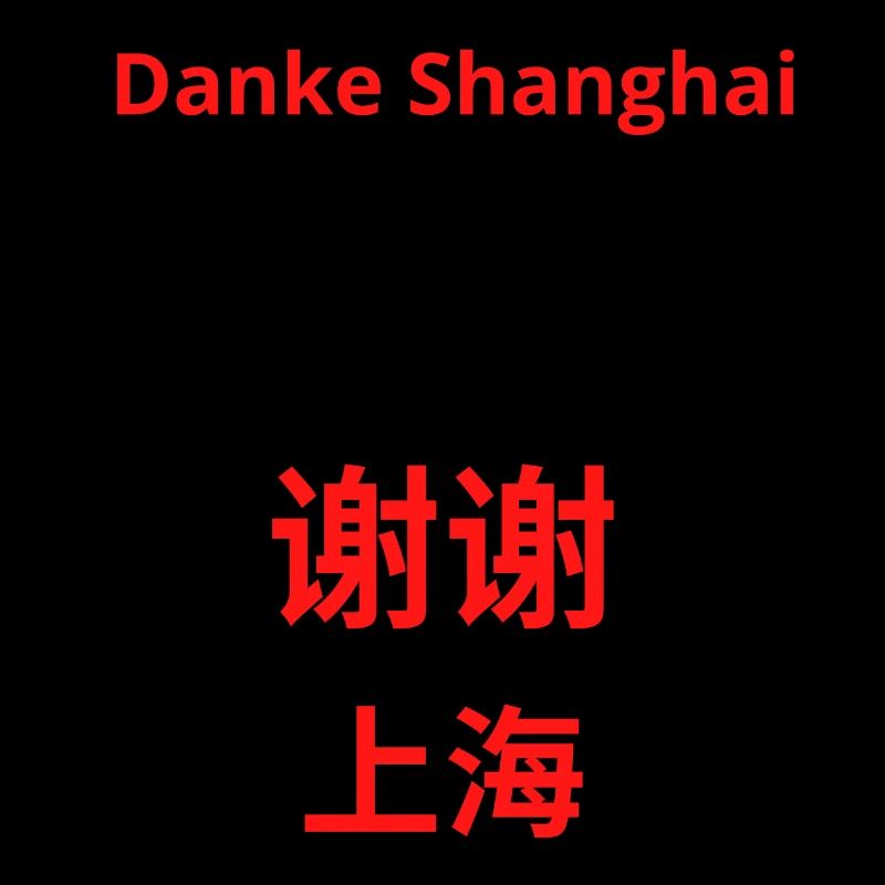 Danke Schanghai 谢谢上海