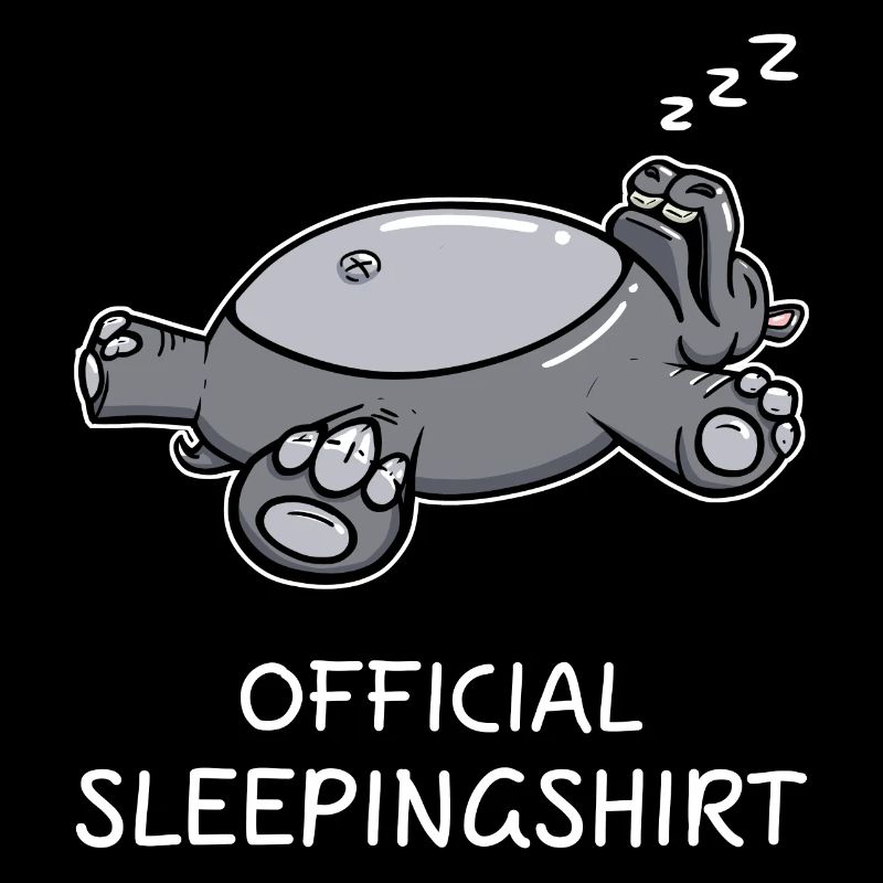 Nilpferd Schlaf Shirt