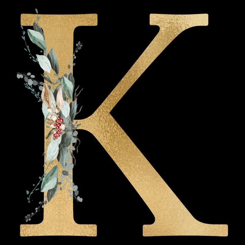 Customizable Monogram AK