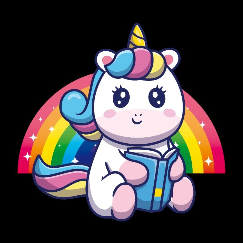 Bébé Licorne Arc-en-ciel mignon mignon