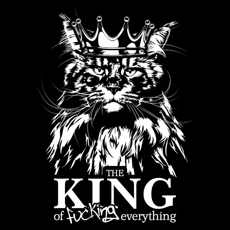 Maine Coon Roi de tout Chat Chat Disant Chat