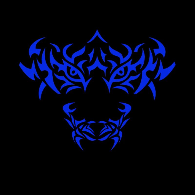 Red Said Films Alternative Logo - Blue and Black