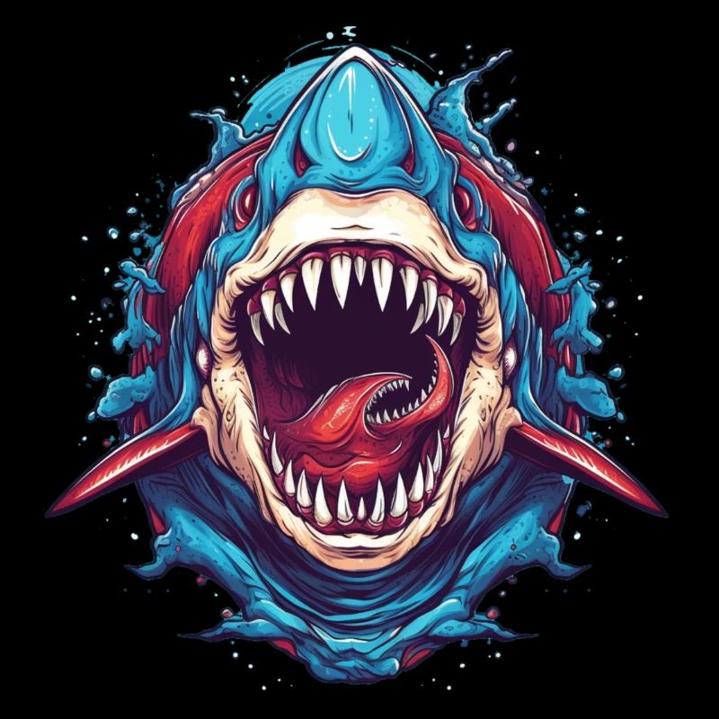 Haifisch Kopf 6