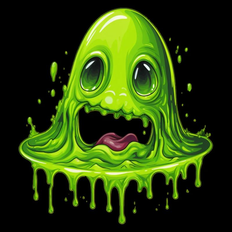 Monstre de boue vert