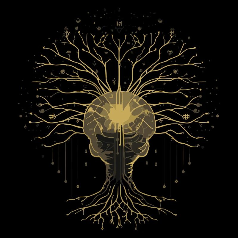 AI artwork for AI tech fans Neuronales Network