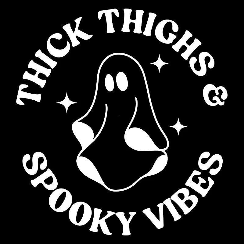 Retro, cute halloween ghost