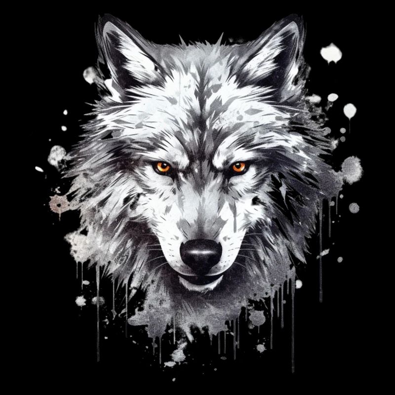 Wolf Kopf Nordisch 2