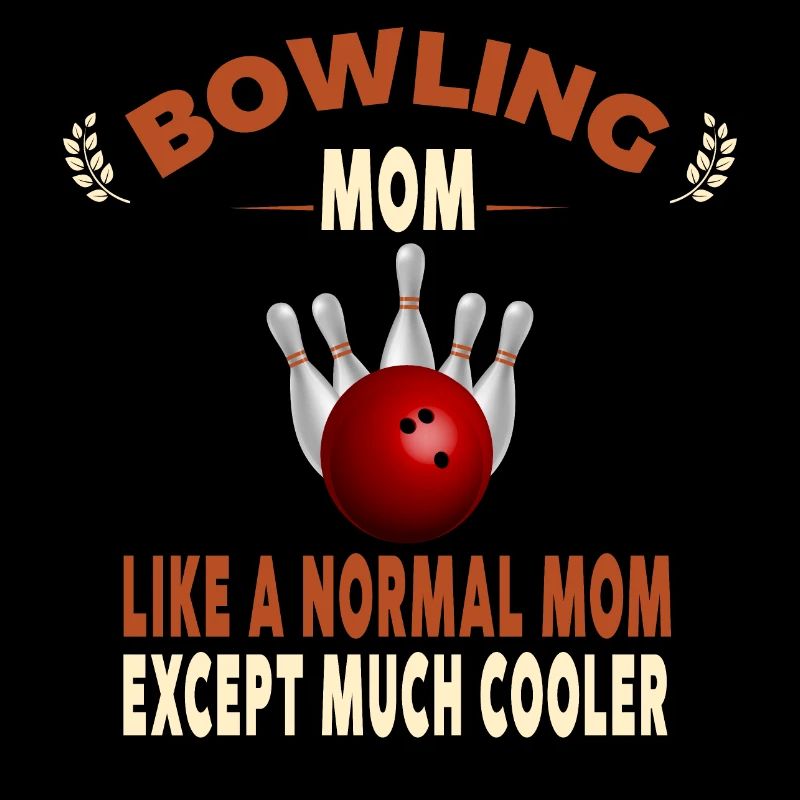 Bowling-Mama wie eine normale Mutter, außer Mama