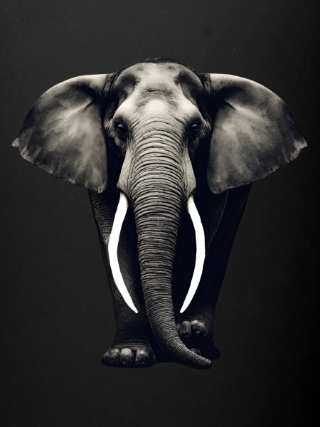 Éléphant majestueux