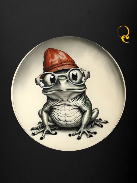 FROG WITH GLASSES