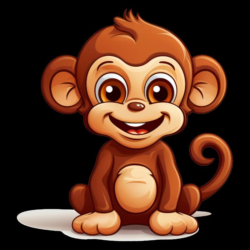 Logo de singe mignon