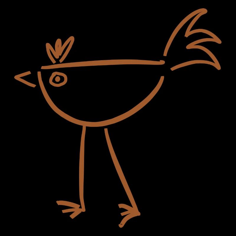 Stylized rooster