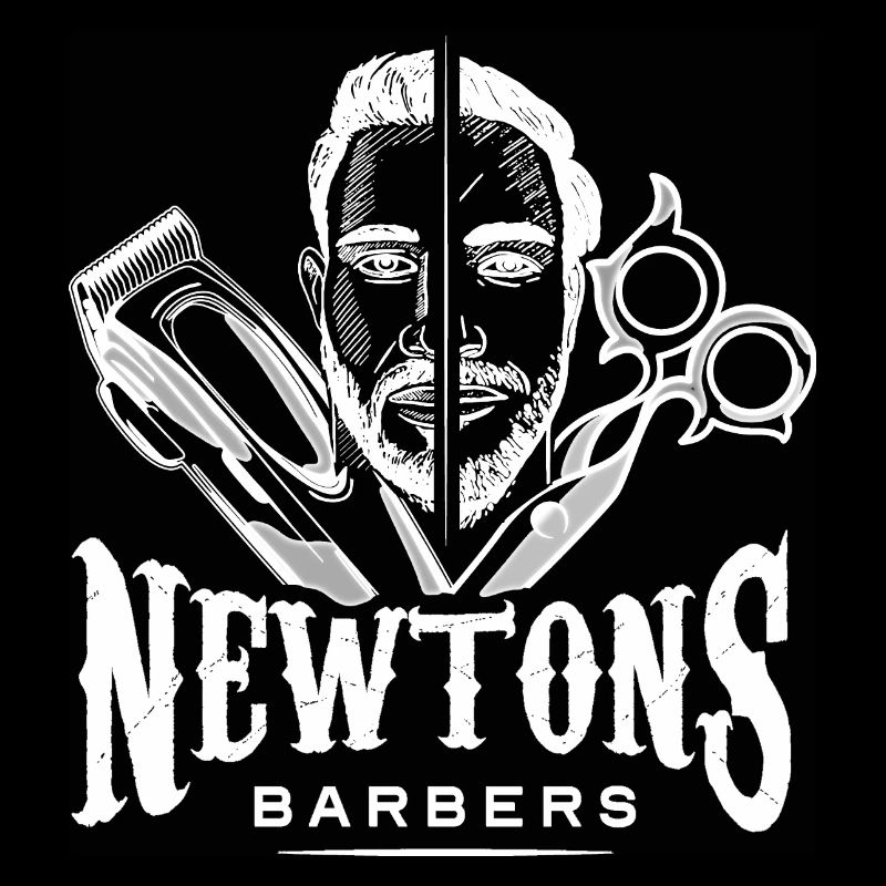Newtons white black bg