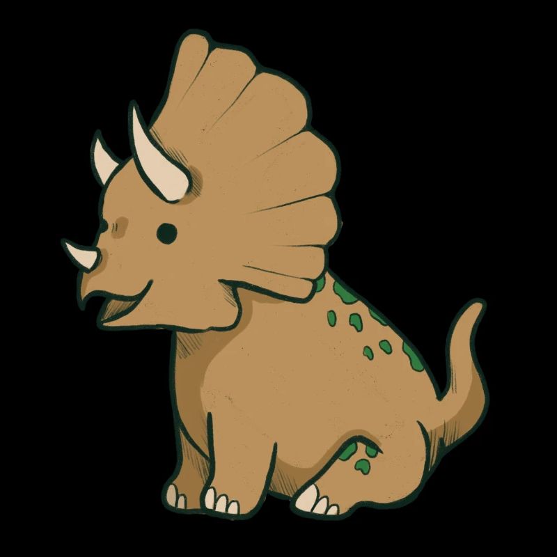 Dino Triceratops sucré