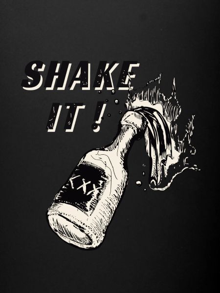 Shake the drink !