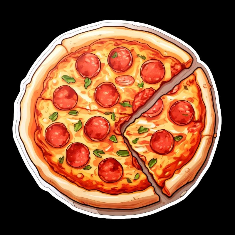 Salami à pizza bien garni
