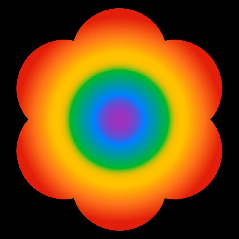 Rainbow Flower
