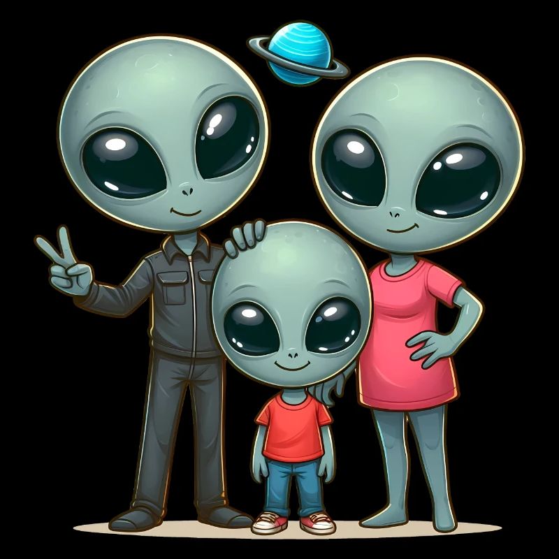 Famille extraterrestre