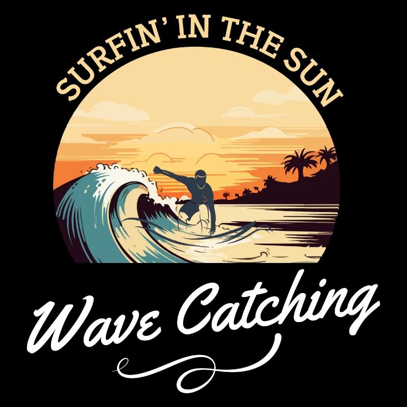 Surfen in der Sonne