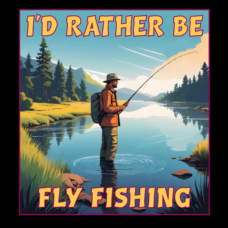 Je préfère pêcher à la mouche