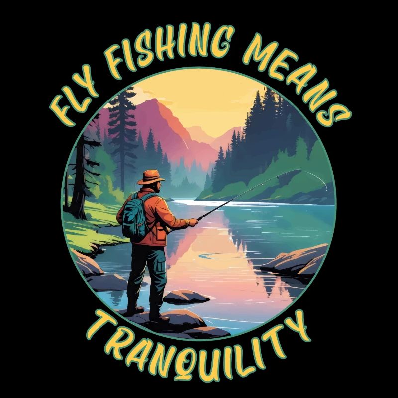 La pêche à la mouche est synonyme de tranquillité