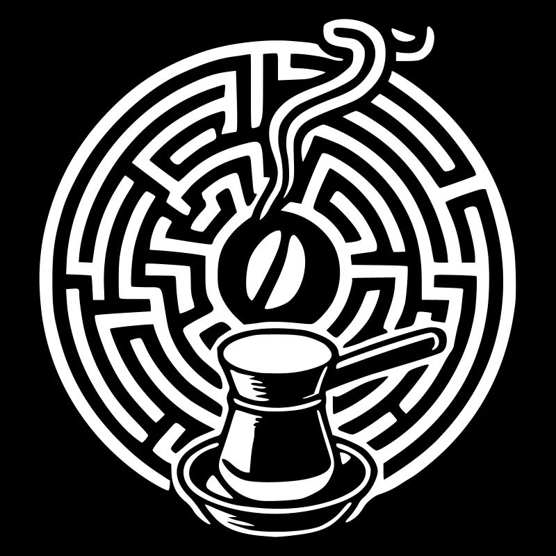 Kaffee-Labyrinth