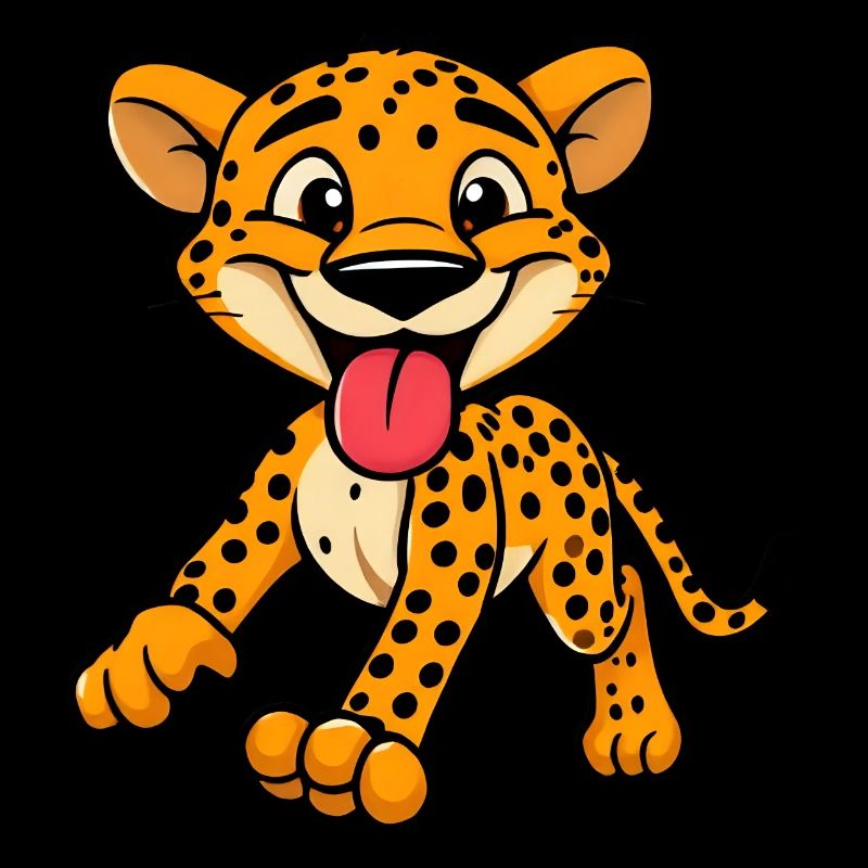 Lebendige Leopardenflecken