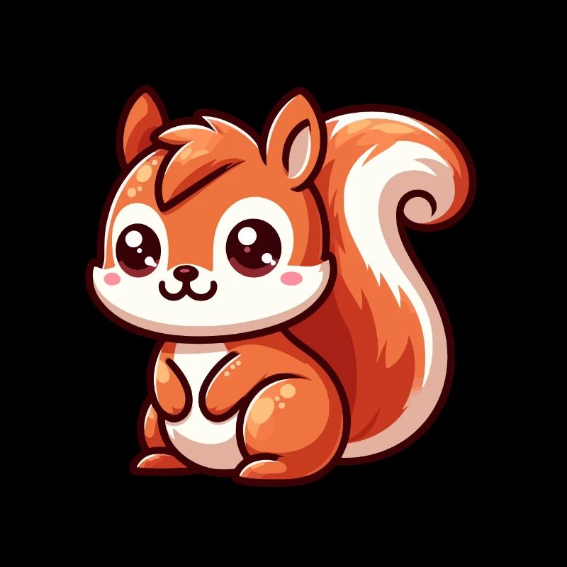 Kleines süßes Eichhörnchen