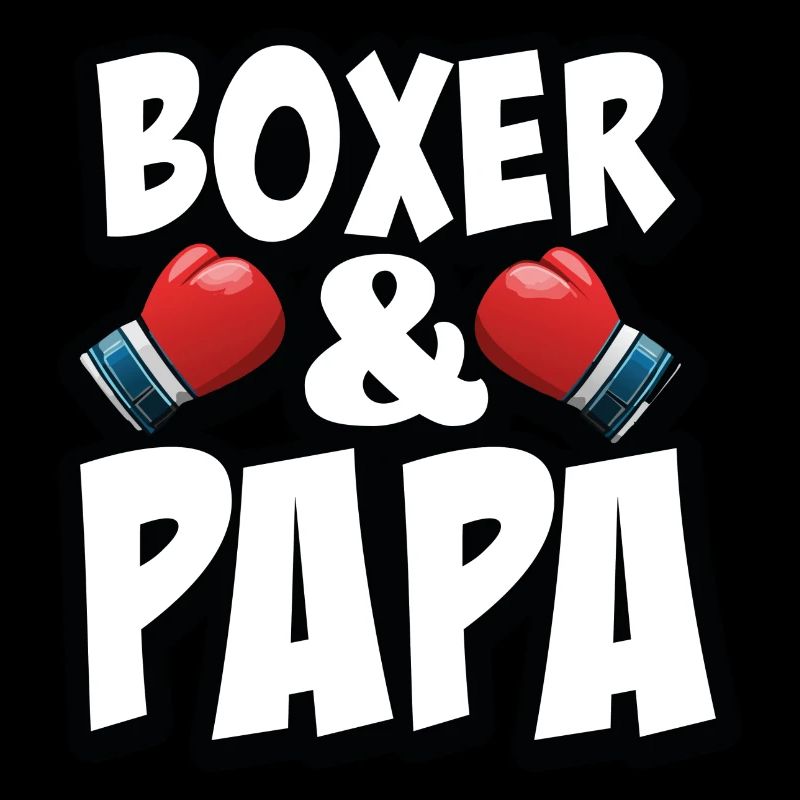 Papa Boxer Geschenk