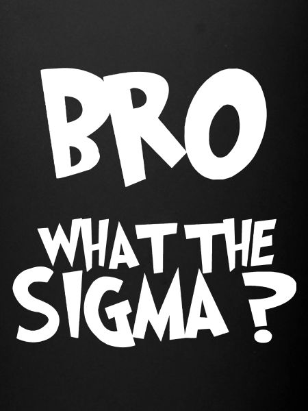 BRO What the sigma ?