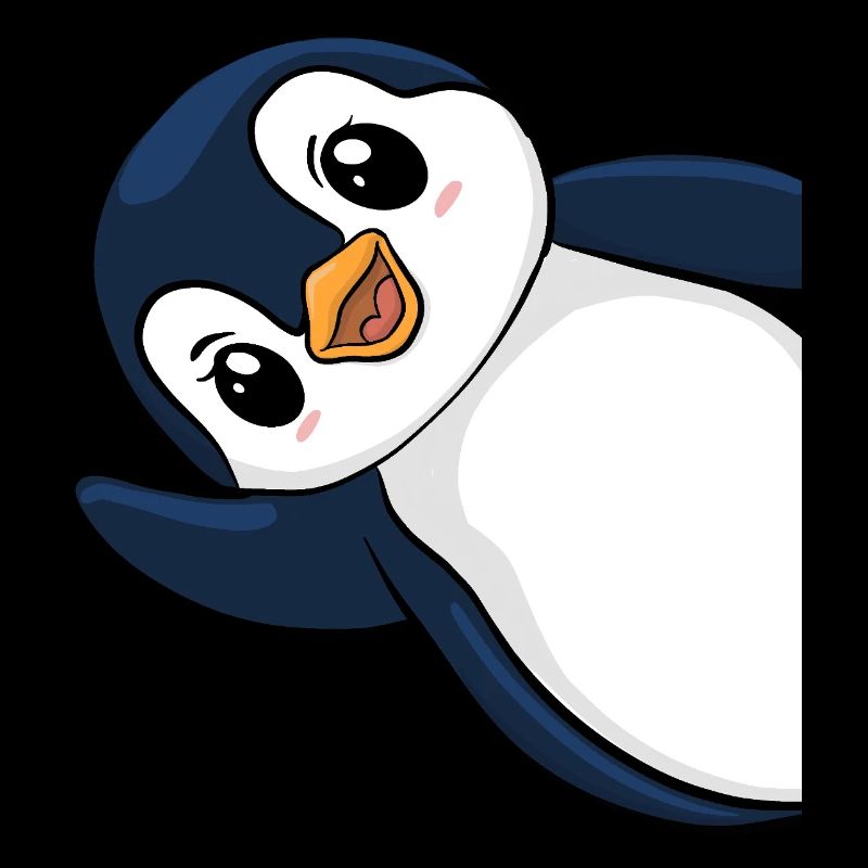 Mignon pingouin ondulant - Adorable ornithologue