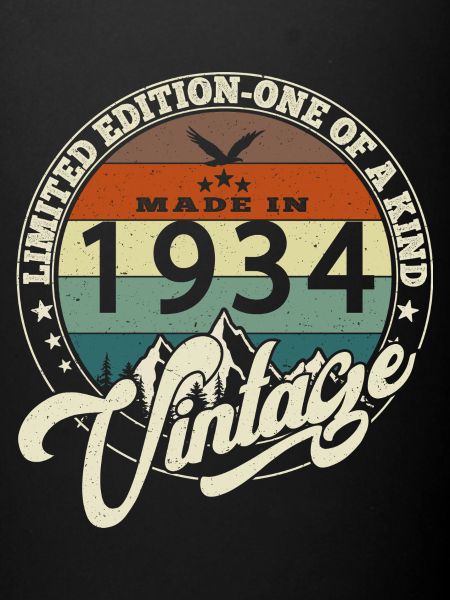 Vintage 1934 Best of 1934 - 91 Year Old Birthday