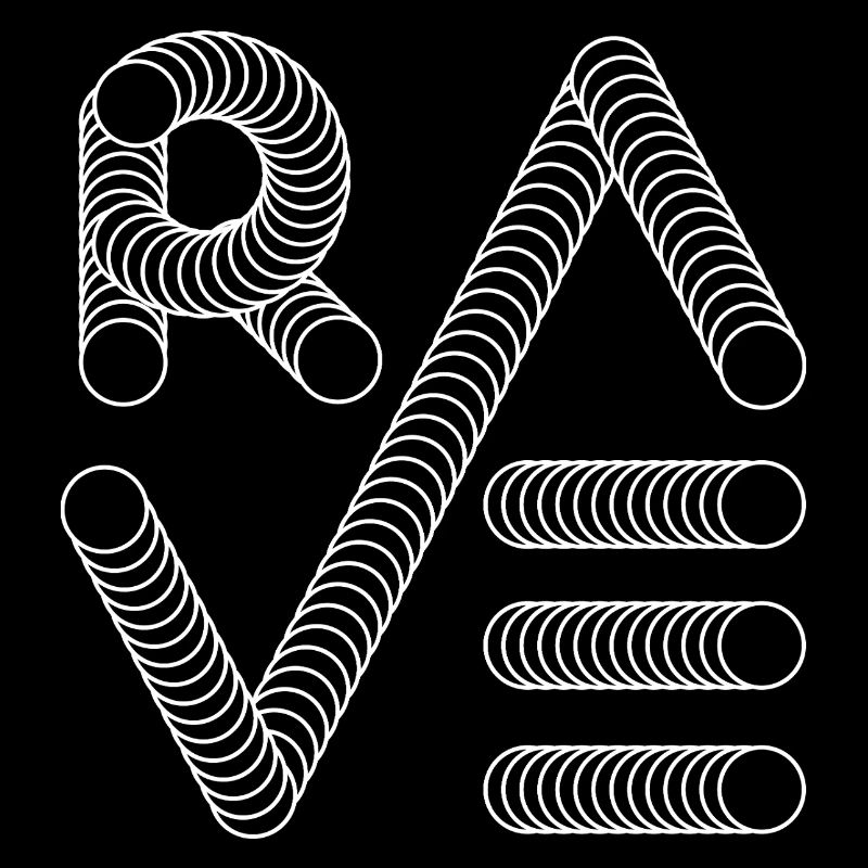 conception de logo de musique rave