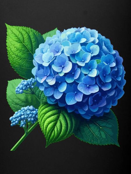 Hydrangea blue