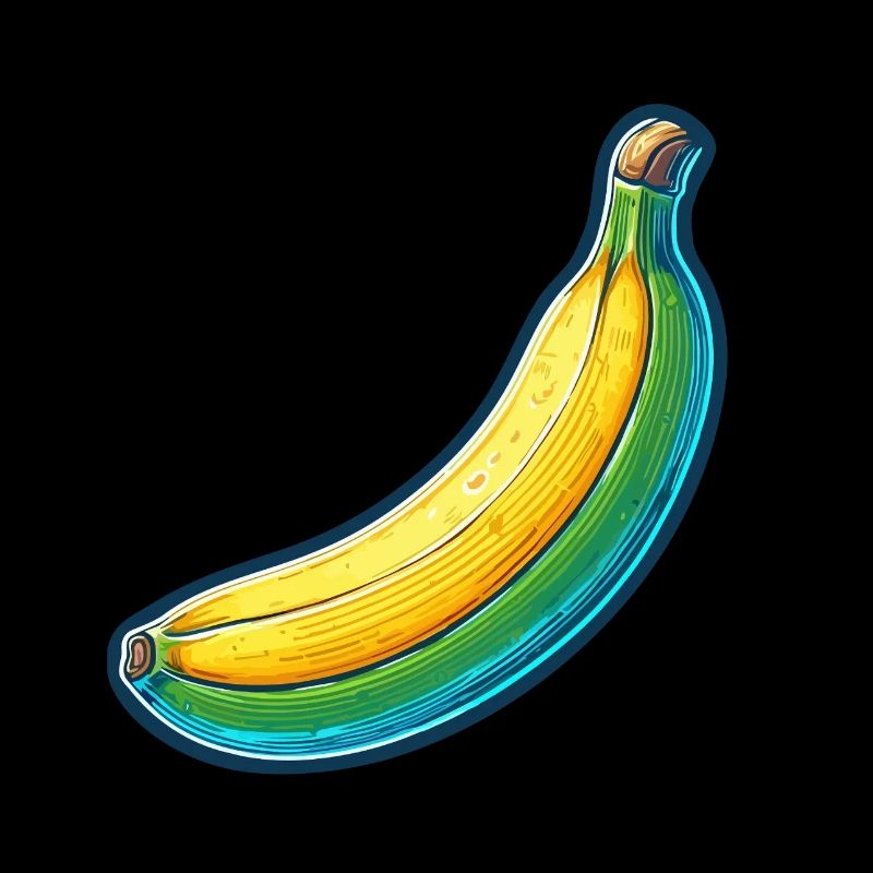 Banane contrasté