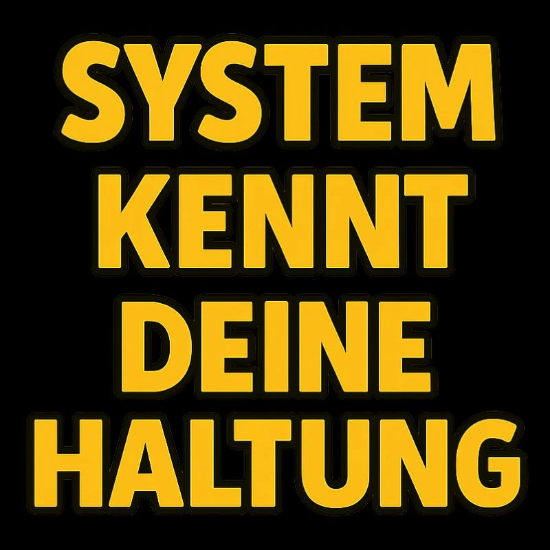 System kennt deine Haltung