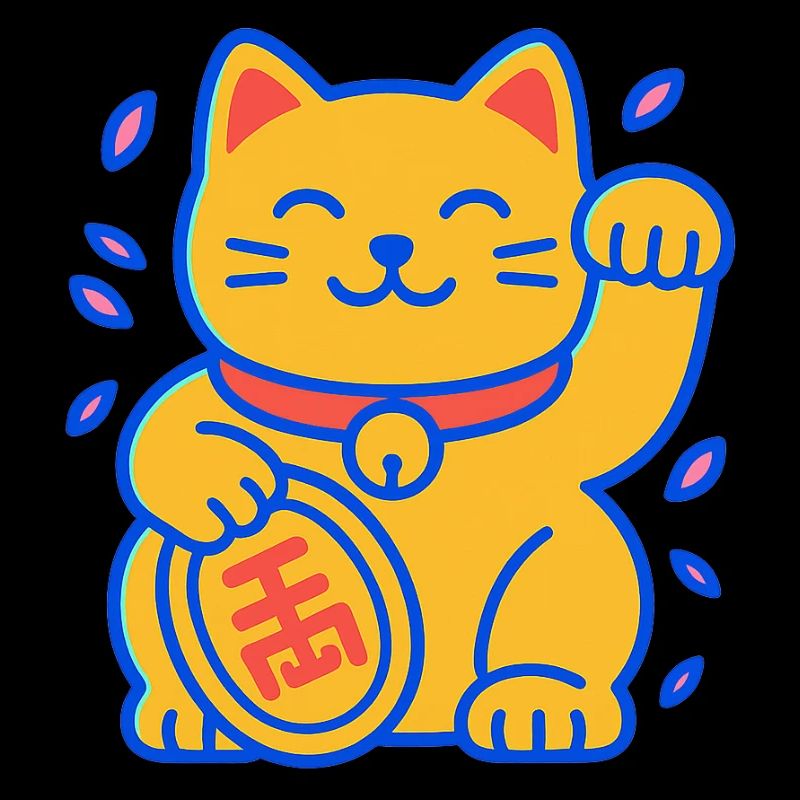 Winkekatze, Katze, Glück