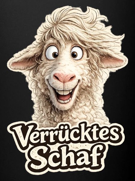 Motif de mouton fou